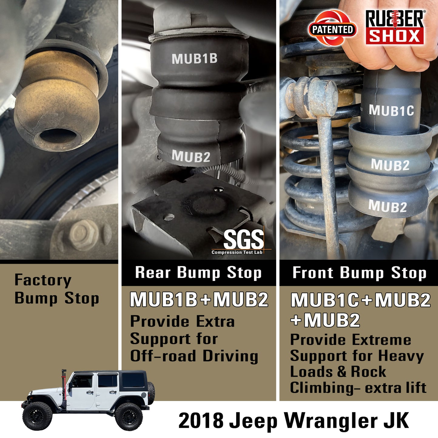 Medium Universal Rubber Bump Stop - Sub Modules