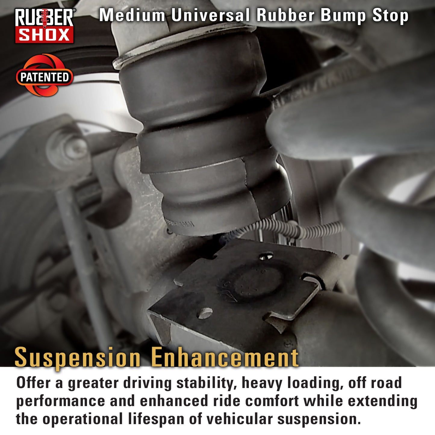 Medium Universal Rubber Bump Stop - MUB1A Top Module for Suburban, Tahoe, Yukon, Avalanche, Escalade, Silverado 2500, 3500