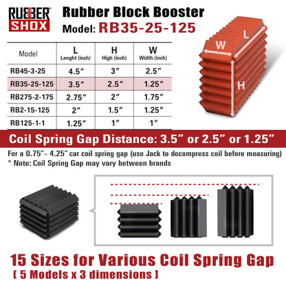 Rubber Block Booster Series (Set of 2)