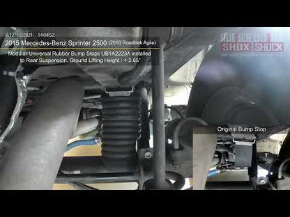 Universal Natural Rubber Suspension Bump Stop - Mercedes-Benz Sprinter (Set of 2)