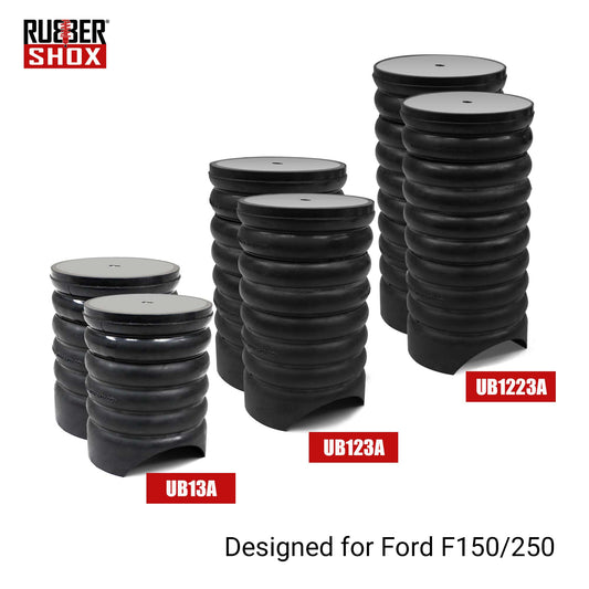 Universal Natural Rubber Suspension Bump Stop - Ford F150/250 (Set of 2)