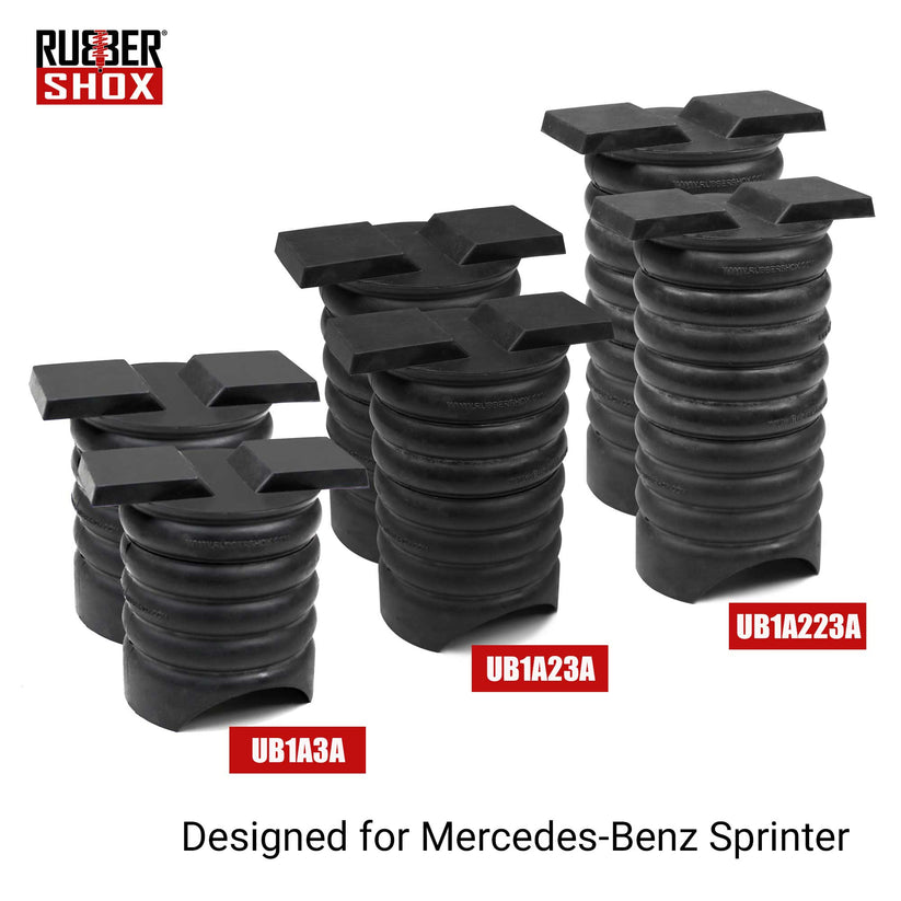 UB series Heavy-Duty Single-Piece Mercedes-Benz Sprinter Van Bump Stop ...