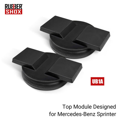 Modular Universal Natural Rubber Suspension Bump Stop (Set of 2) Top Module designed for Mercedes-Benz Sprinter